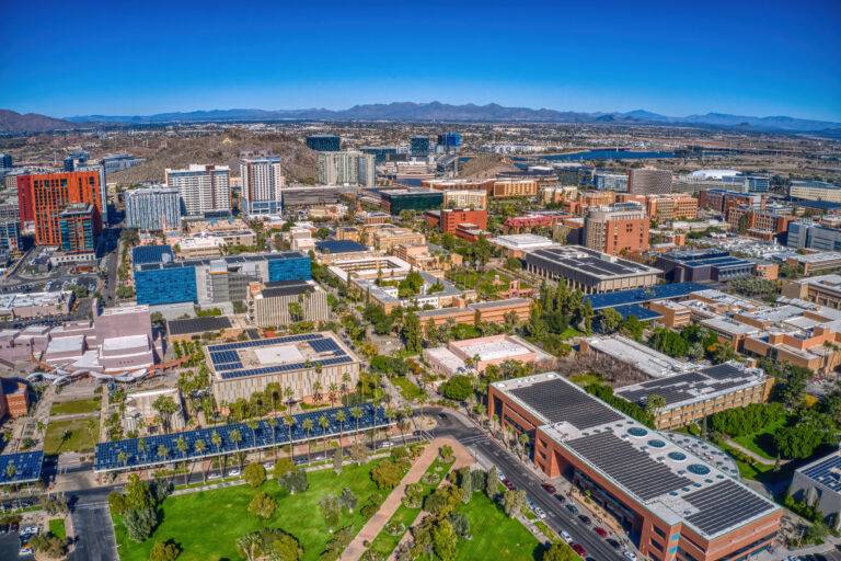 Aerial view of Phoenix